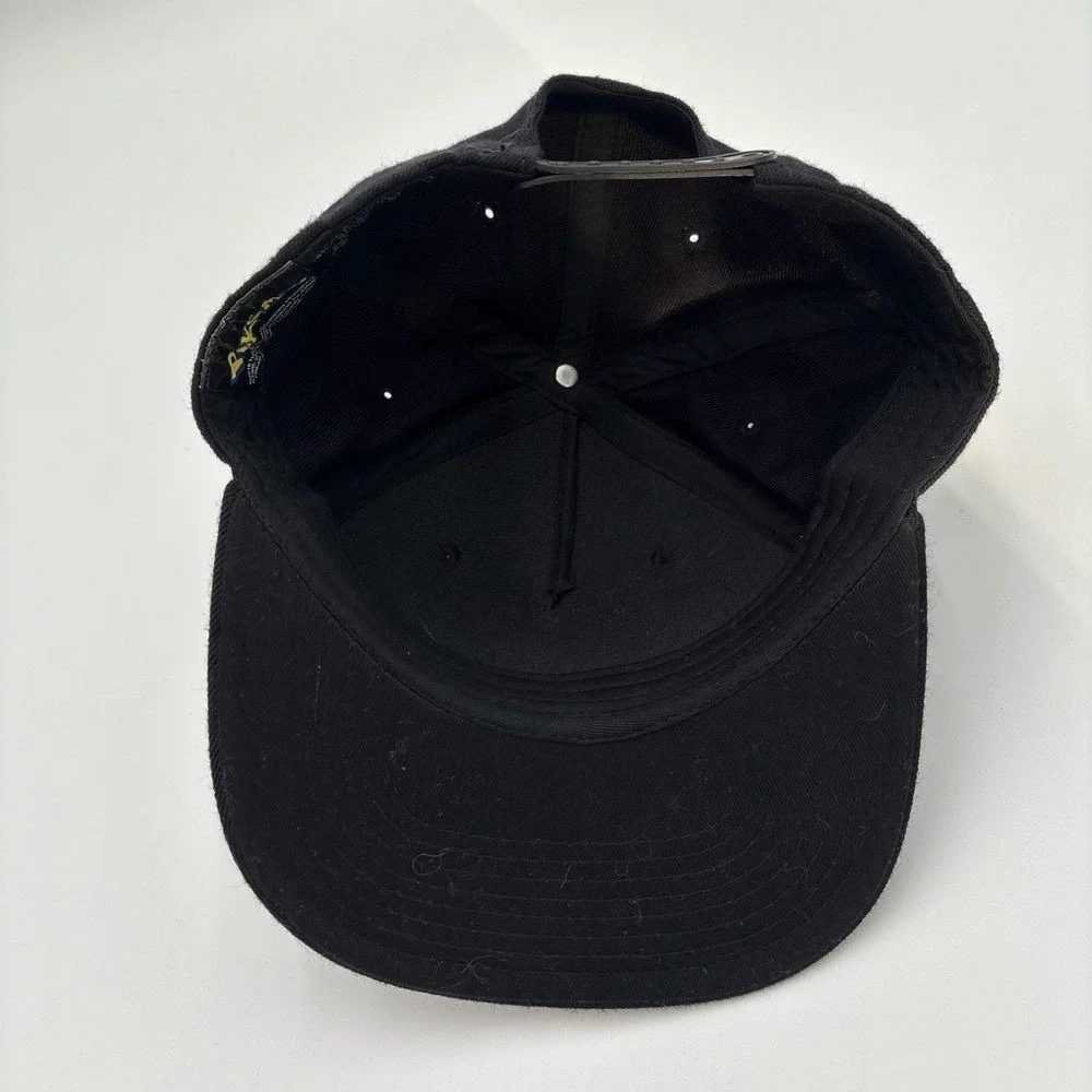 Pokémon Pikachu Black Snapback Hat Embroidered Logo Adjustable Cap